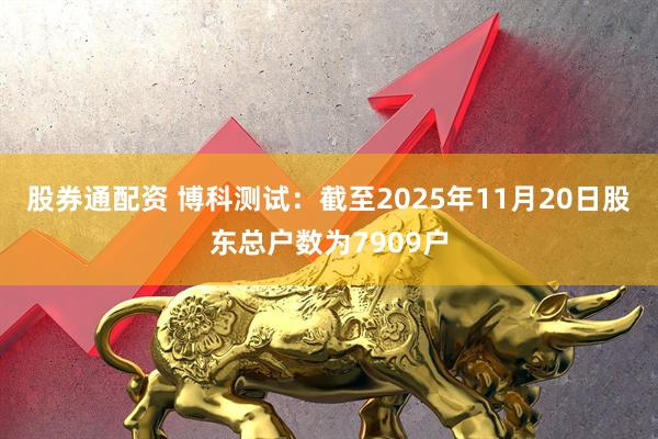 股券通配资 博科测试：截至2025年11月20日股东总户数为7909户